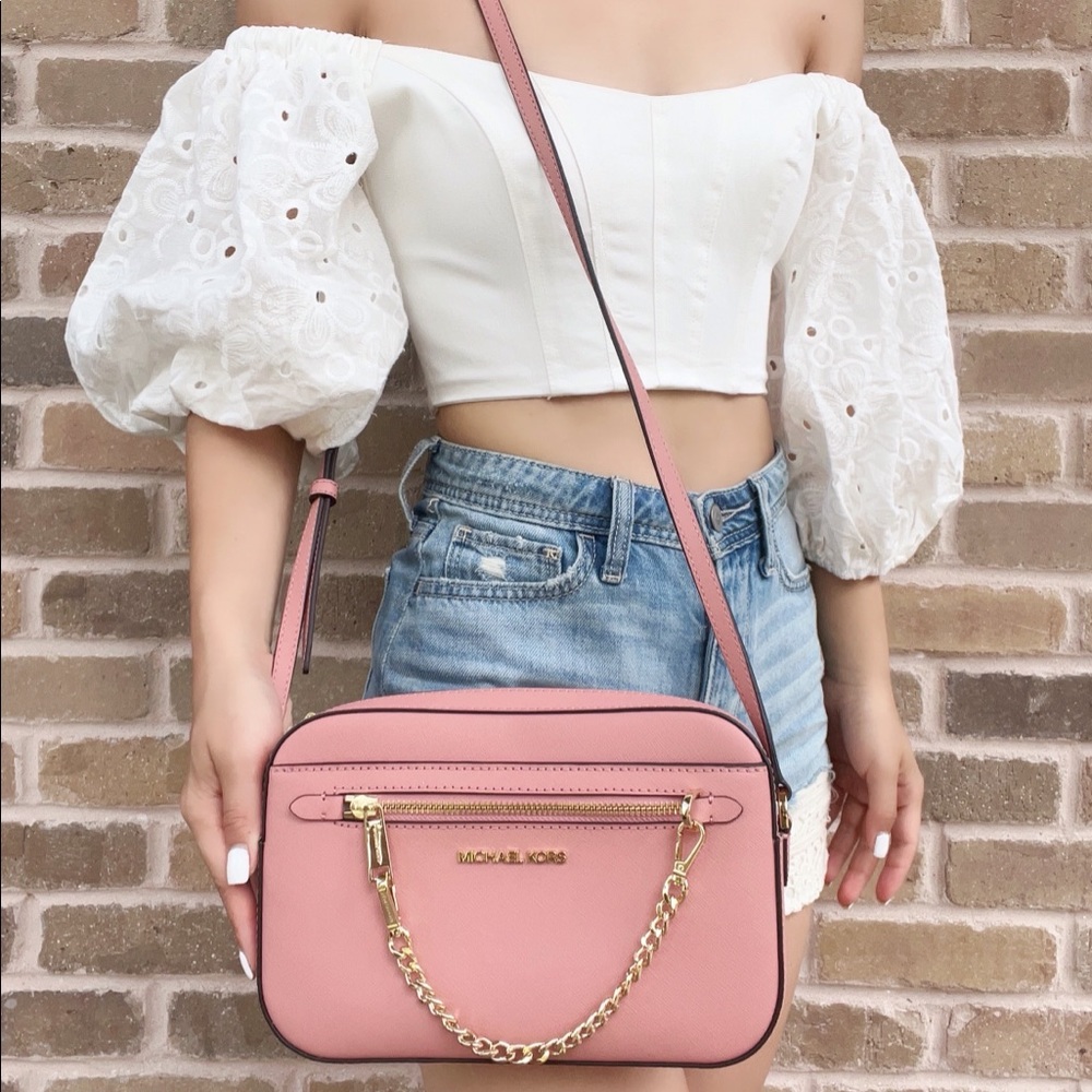 Michael Kors Jet Set East West Chain Crossbody - Picture 2 of 5